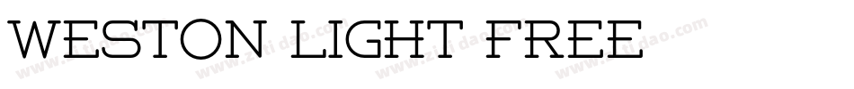 Weston Light Free字体转换